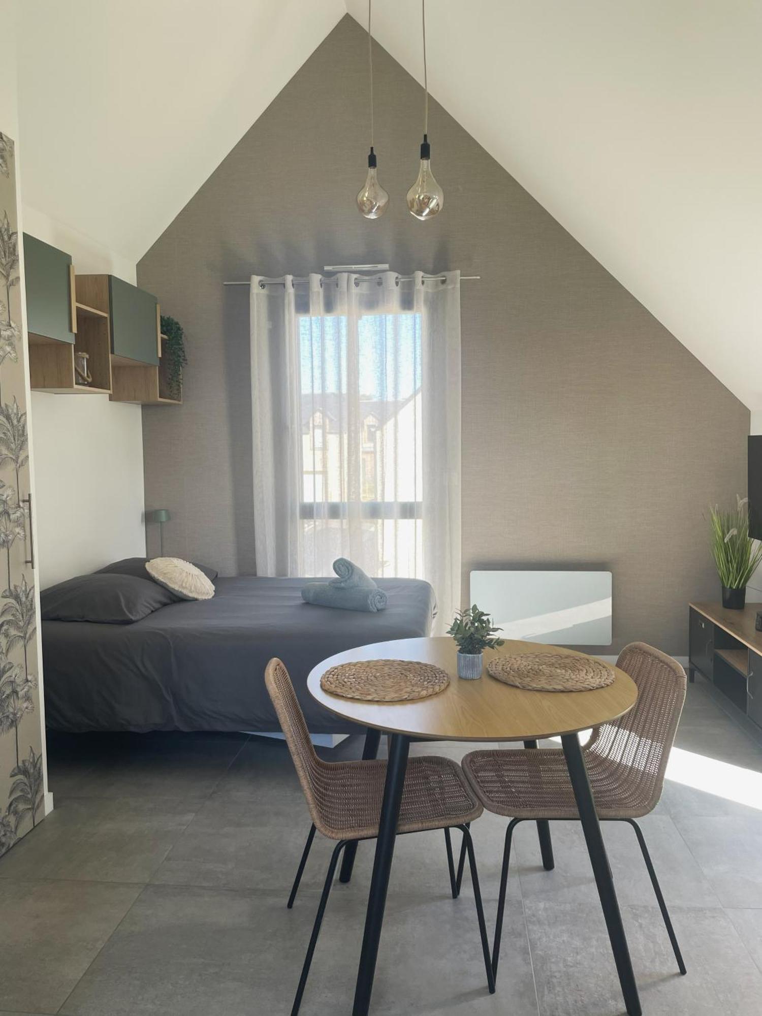 Studio Avec Terrasse Proche De La Mer Lancieux Exterior foto
